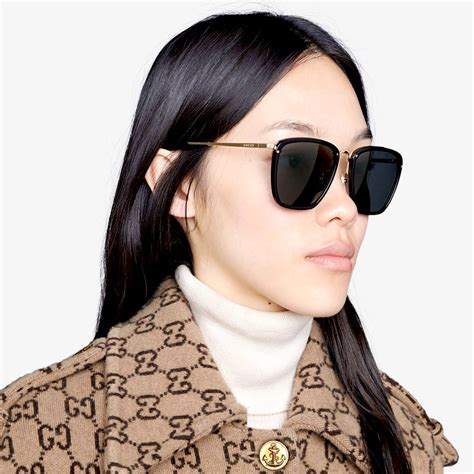 gucci sunglasses on models|gucci sunglasses new collection.